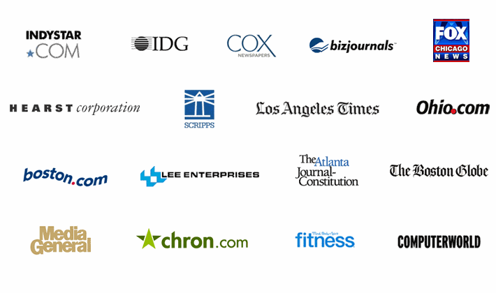 Caspio Online News Media Customer Logos