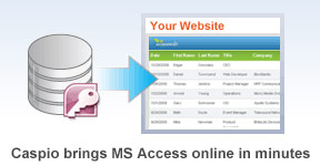Caspio brings MS Access online in minutes